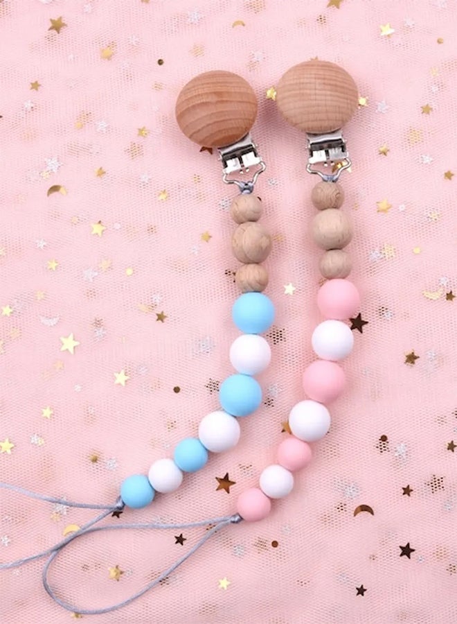 Baby Beads Chain Rope Anti-Drop Pacifier Clip Teether Nipple Holder Leash  - Image 5