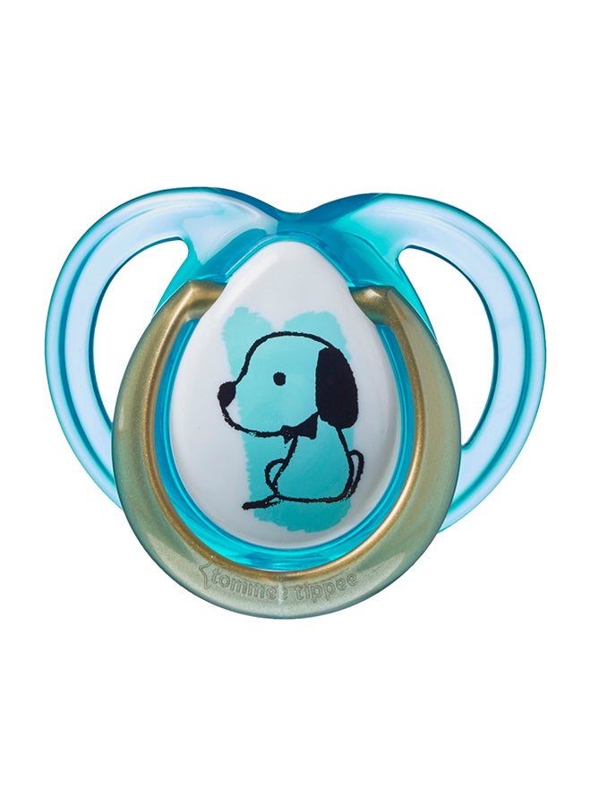 tommee tippee - Moda SoothersFor Newborns, Symmetrical Orthodontic Design, BPA-Free Silicone Baglet, Includes Steriliser Box, 0-6m, Pack Of 2 Dummies - Image 1