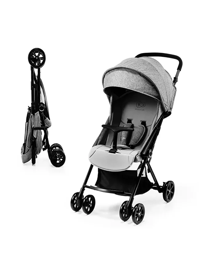 Kinderkraft Compact Folding Lightweight Stroller Lite Up Baby Pushchair Buggy With Adjustable Foot Rest And Rain Cover