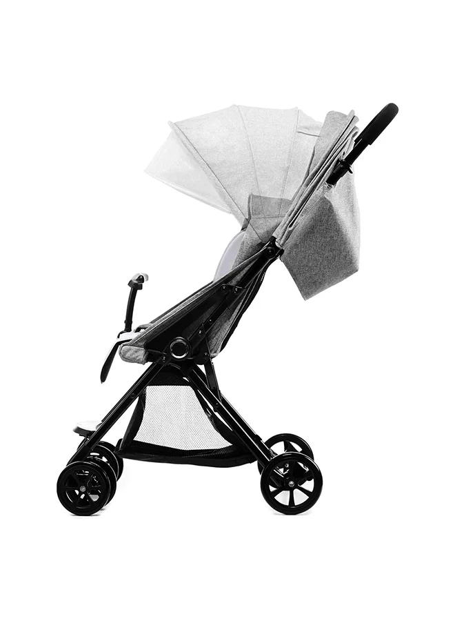 Kinderkraft Compact Folding Lightweight Stroller Lite Up Baby Pushchair Buggy With Adjustable Foot Rest And Rain Cover