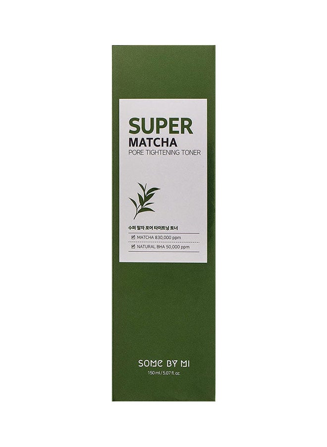 Some by Mi Super Matcha Pore Tightening Toner Green 150grams  - Image 2
