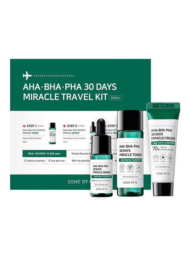 Some by Mi 30 Days Miracle Travel Kit Green 60ml  - Image 1