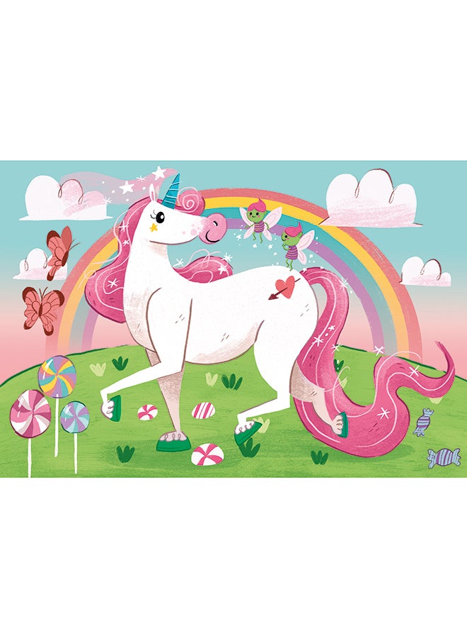Clementoni I Believe In Unicorn Jigsaw Puzzle – 40 Pieces – Kids Ages 6+ – Magical & Educational Game - Image 2
