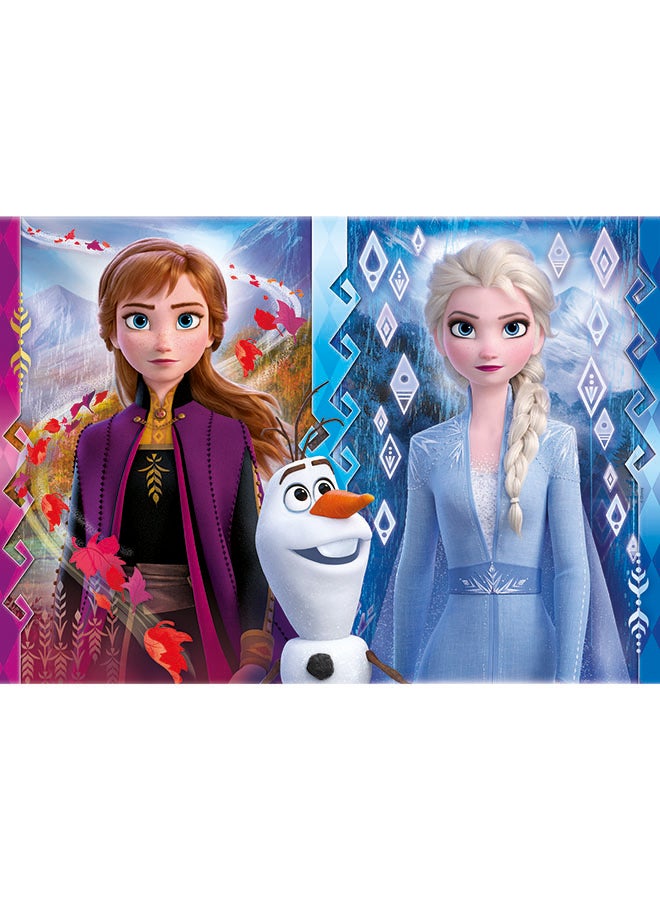 كلمينتوني أحجية الصور المقطعة سوبركولور بتصميم فيلم ديزني Frozen II طراز 20251 33.5x23.5سم - Image 2