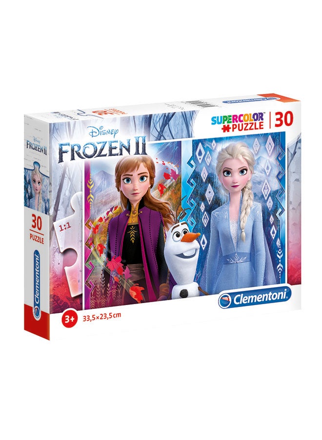 كلمينتوني أحجية الصور المقطعة سوبركولور بتصميم فيلم ديزني Frozen II طراز 20251 33.5x23.5سم - Image 1