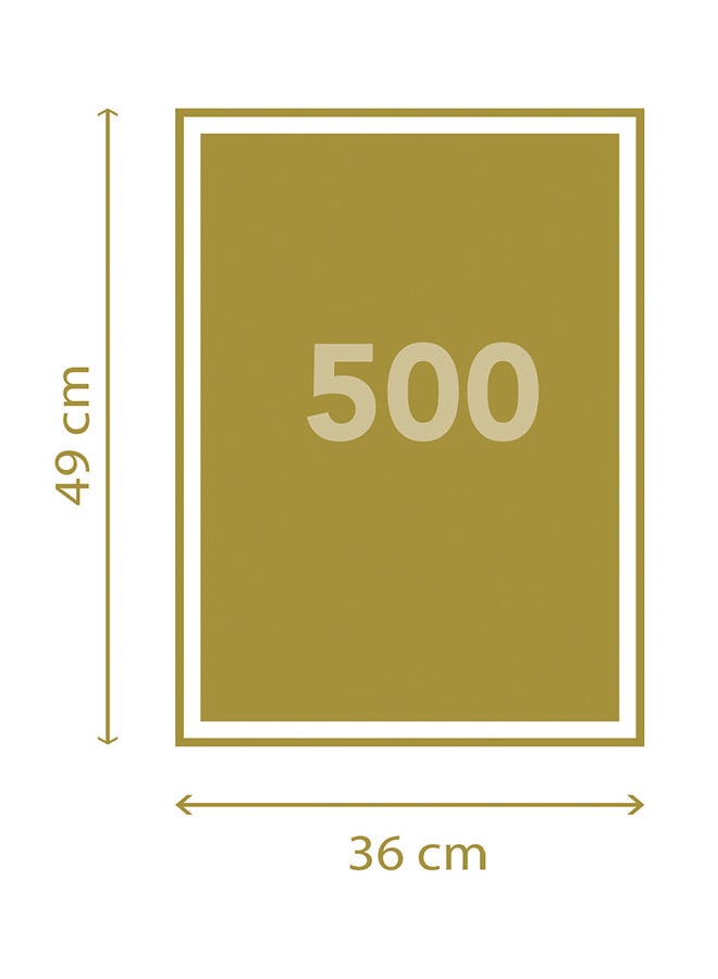 كلمينتوني لعبة ألغاز من مجموعة لا كازا دي بابل عالية الجودة مكونة من 500 قطعة 25.4سم  - Image 4
