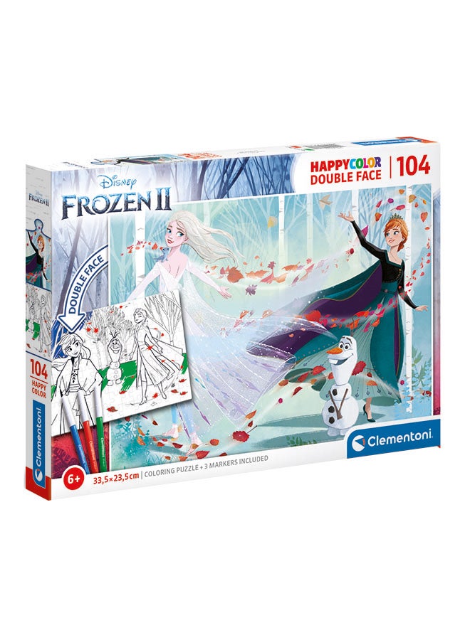Clementoni - Puzzle Disney Frozen  104- Pieces 33.5x23.5 cm Age 6+ - Image 1