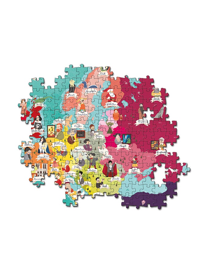 Clementoni Puzzle Map Geo Euro Monument 250 Pieces 34.3cm - Image 3