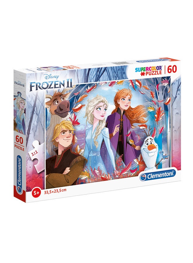 كلمينتوني لعبة أحجيات قطع تركيب بتصميم مستوحى من فيلم ديزني "فروزن 2", مكونة من 60 قطعة 20.2سم - Image 1