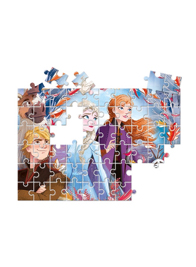 كلمينتوني لعبة أحجيات قطع تركيب بتصميم مستوحى من فيلم ديزني "فروزن 2", مكونة من 60 قطعة 20.2سم - Image 3