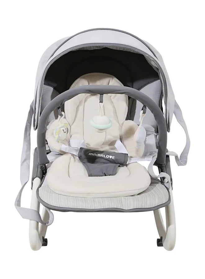 Mamalove - Portable Foldable Comfortable Position Adjustable Recliner Baby Bouncer Rocker - Image 1