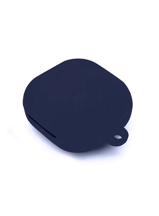 MARGOUN Protective Case With Keychain Carabiner For Samsung Galaxy Buds2/Buds Pro/Buds Live Dark Blue - Image 4