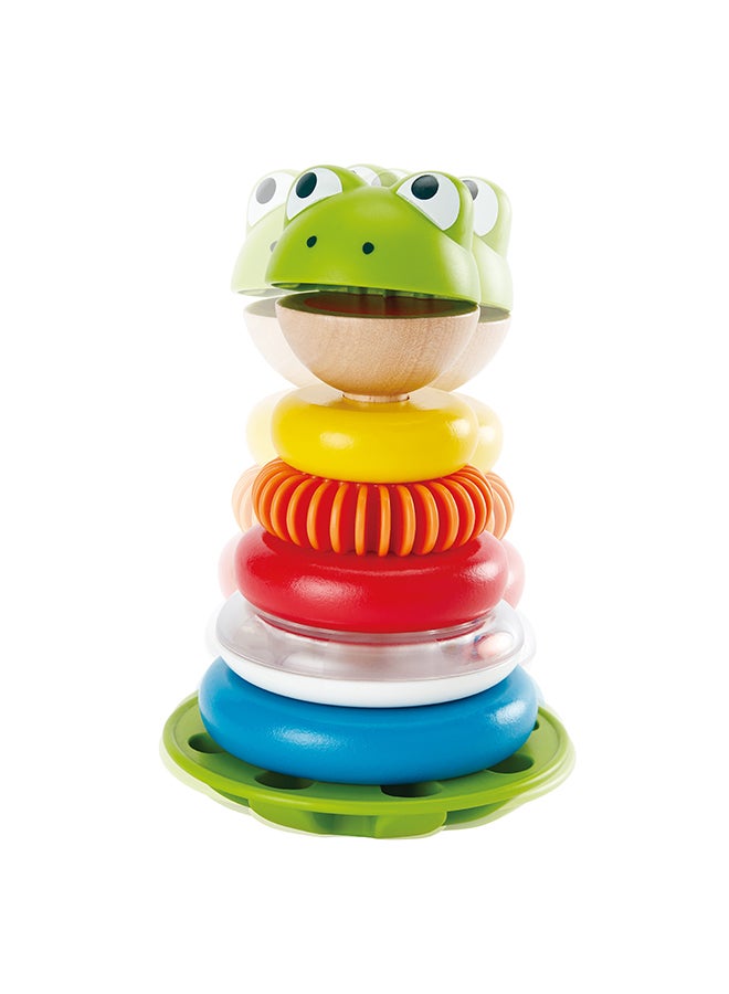 Hape Hape Mr. Frog Stacking Rings Educational Toy 12cm  - Image 2