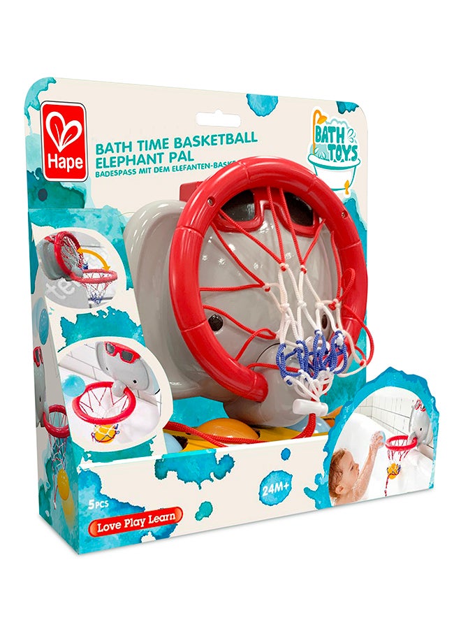 Hape - Hape Bath Time Basketball Elephant Pal Bath Play Toy 19.5cm - Image 1