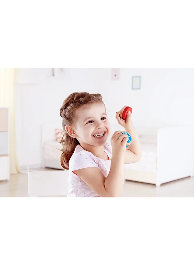 Hape Hape Wooden Clap-along Castanets - Blue 5.5cm