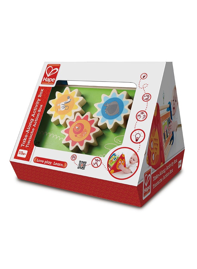 Hape - Take-Along Wooden Toddler Activity Skill Building Box - Image 1