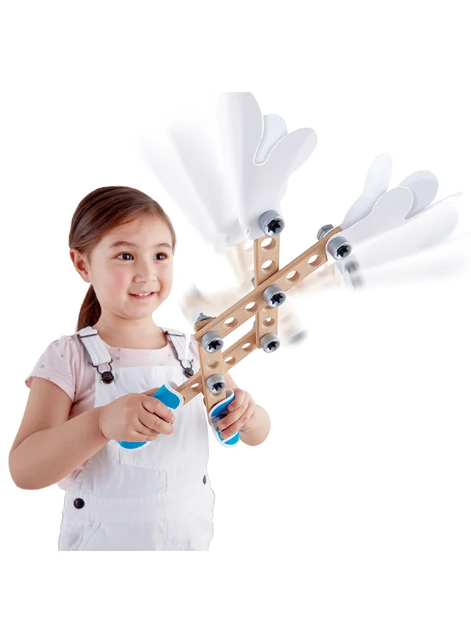 Hape E3030 Junior Inventor Kids Physics Mechanical Crane Kit 36 6+ Years