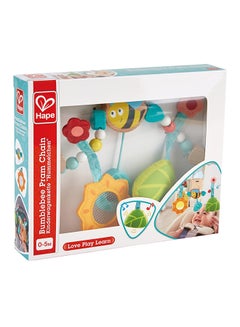 Hape Bumblebee Pram Chain 43 x 14.5 x 3.5cm  - Image 2