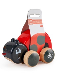 Hape Ladybug Pull Along 13.2 x 8.9 x 8.6cm  - Image 1