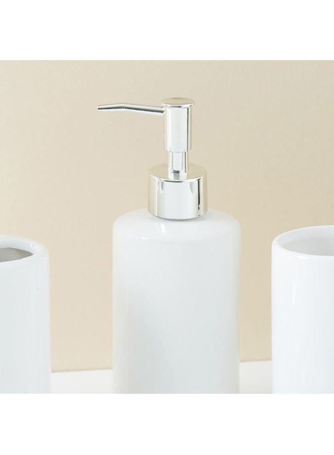 هوم بوكس طقم حمام من ميكا -4 قطع أبيض - Image 4