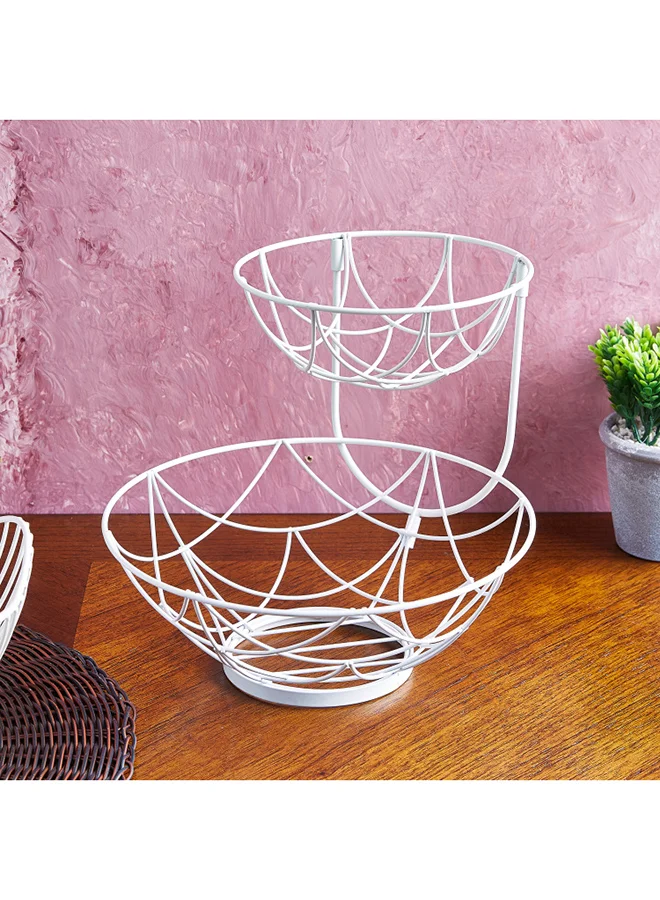 هوم بوكس سلة فاكهة بطبقتين