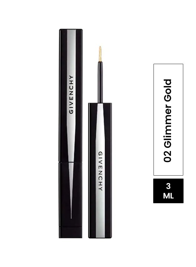 GIVENCHY Phenomen'Eyes Brush Tip Eyeliner 02 Glimmer Gold - Image 1