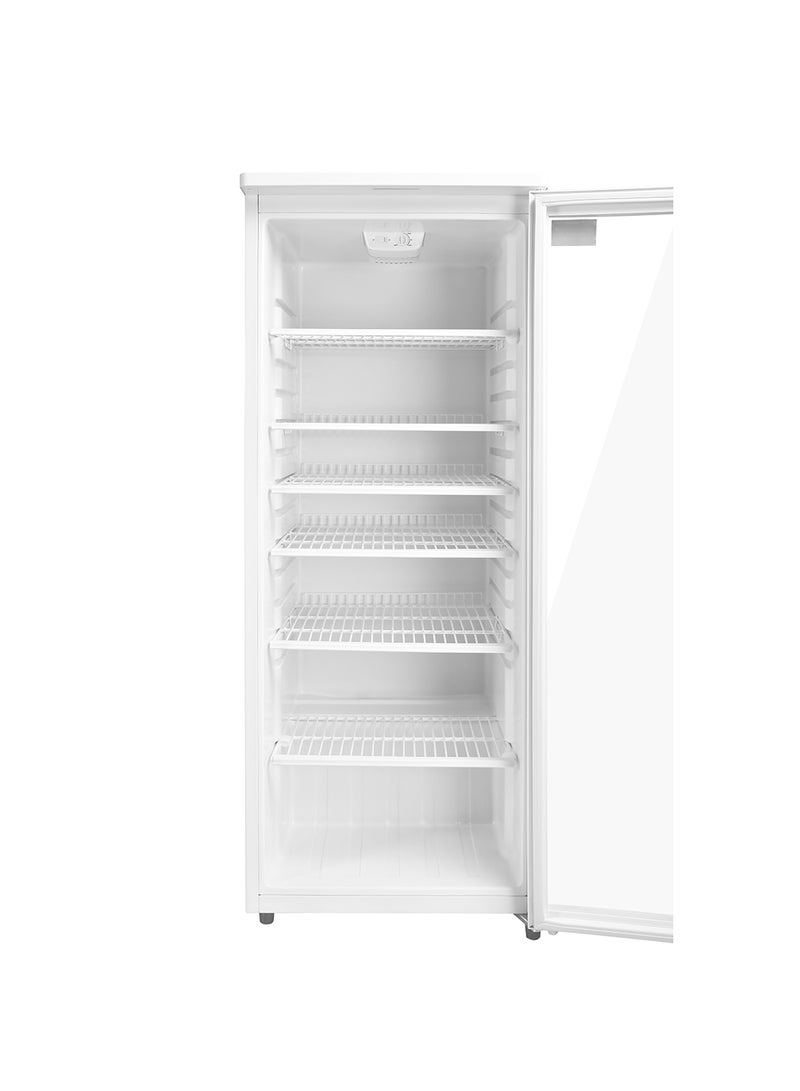 SUPER GENERAL - 275 Liter Gross Compact Single-Door Chiller, Upright Beverage-Showcase, Energy-Saving, Low-Noise, 55 x 57 x 144 Cm 120 W SGSC 256 White - Image 1