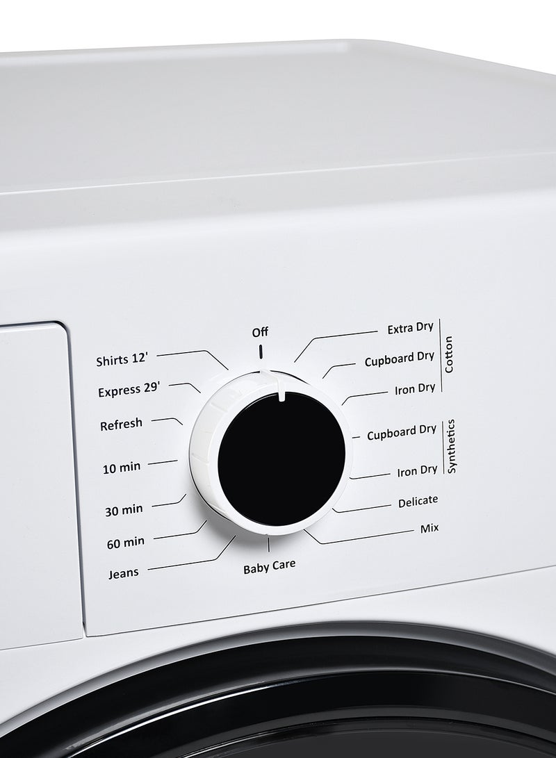 SUPER GENERAL Freestanding Dryer  9 Kg  Dehydrator Condenser/15 Programs/White/Reversible Glass Door SGWD 9700EDM-W White  - Image 3