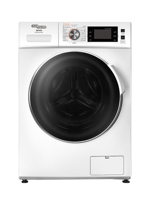 8  Kg Front Load Washer & Dryer 1400 Rpm  15 Programs SGW8650CRCMBS White
