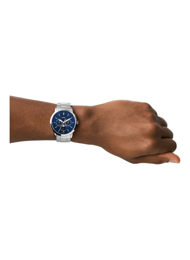 FOSSIL Men's Neutra Moonphase Stainless Steel Chronograph Watch FS5907  - Image 4