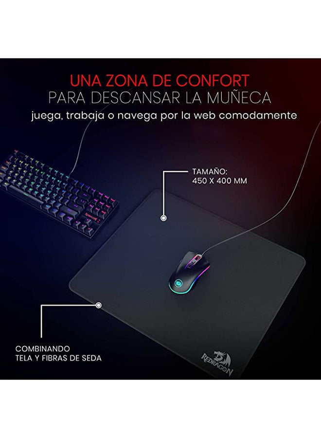 REDRAGON - P031 FLICK L Gaming Mouse Pad - Large Size 400 х 450 х 4 mm - Image 1