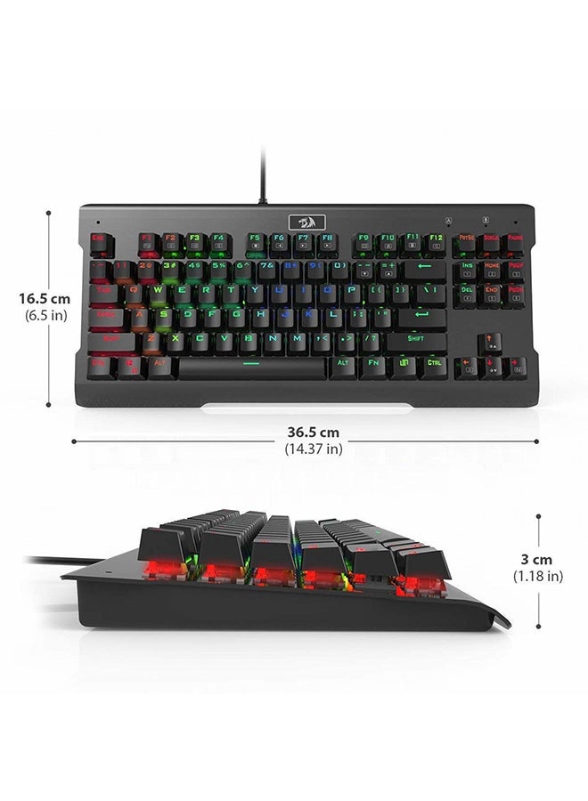 REDRAGON K561 Visnu Rgb Waterproof Blue Switches Mechanical Gaming Keyboard - Image 2