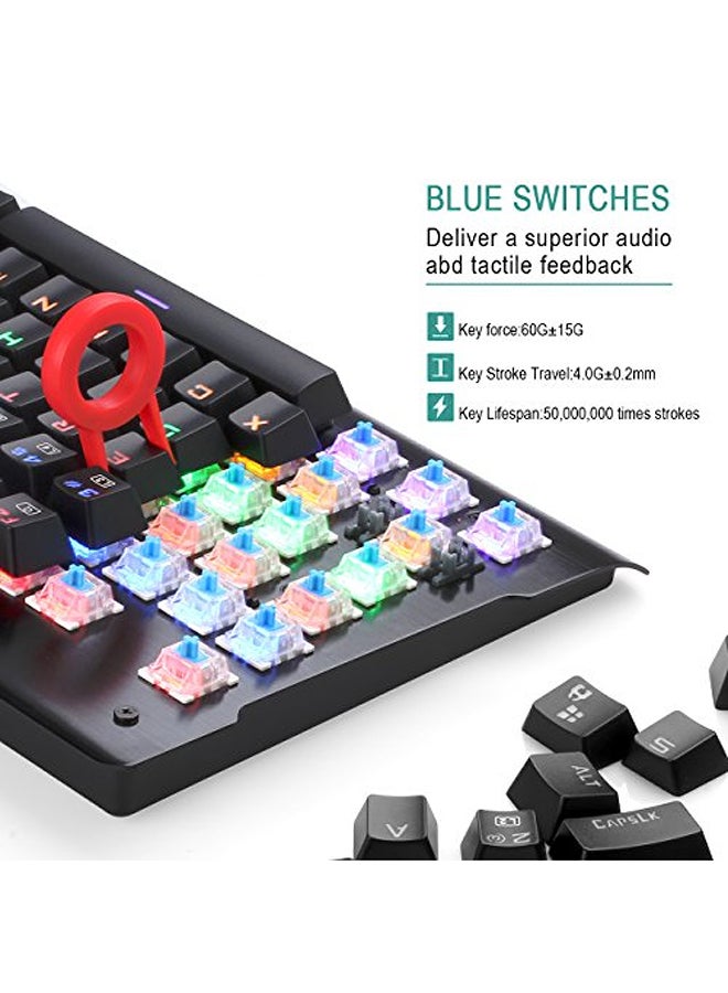 REDRAGON K561 Visnu Rgb Waterproof Blue Switches Mechanical Gaming Keyboard - Image 3