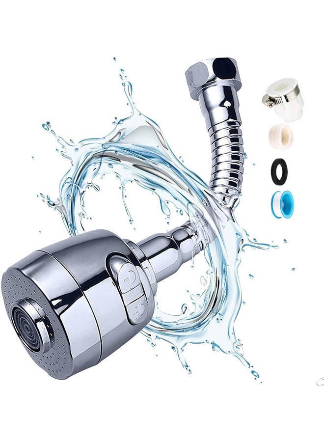 Universal 360° Kitchen Faucet Silver - Image 1