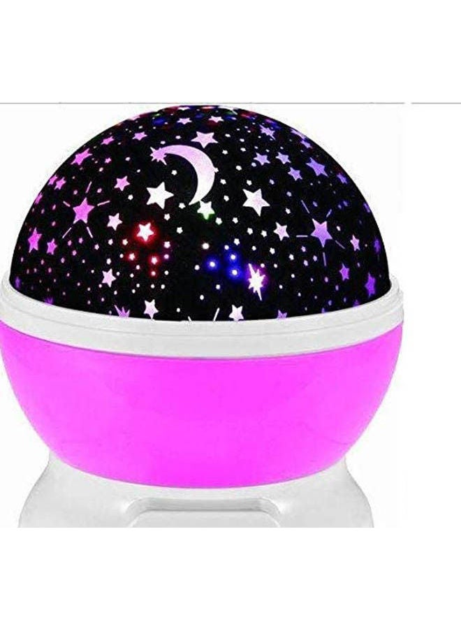 Romantic Rotating Star Moon Sky Rotation Night Projector Light Lamp - Image 1