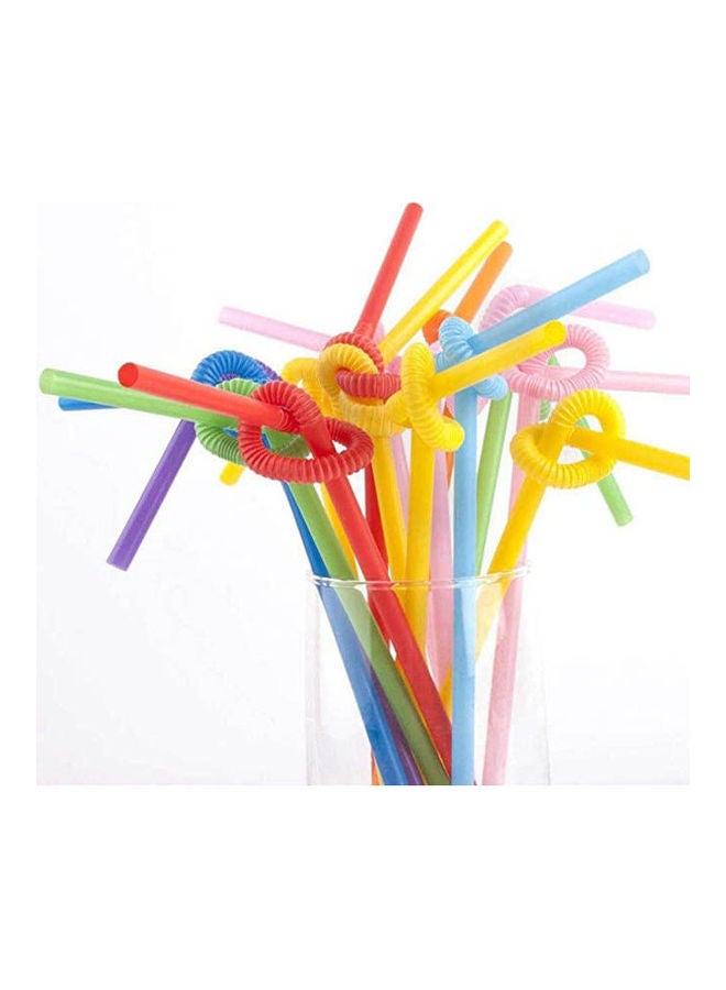 100 Bendy Straws Multicolour - v1649154073/N53063739A_2