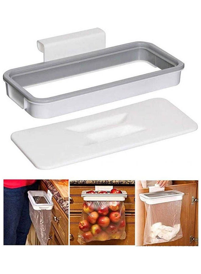 Generic - Edencomer 1Pcs Attach A Trash Kitchen Hanging Garbage Rack White 28x14cm - Image 1