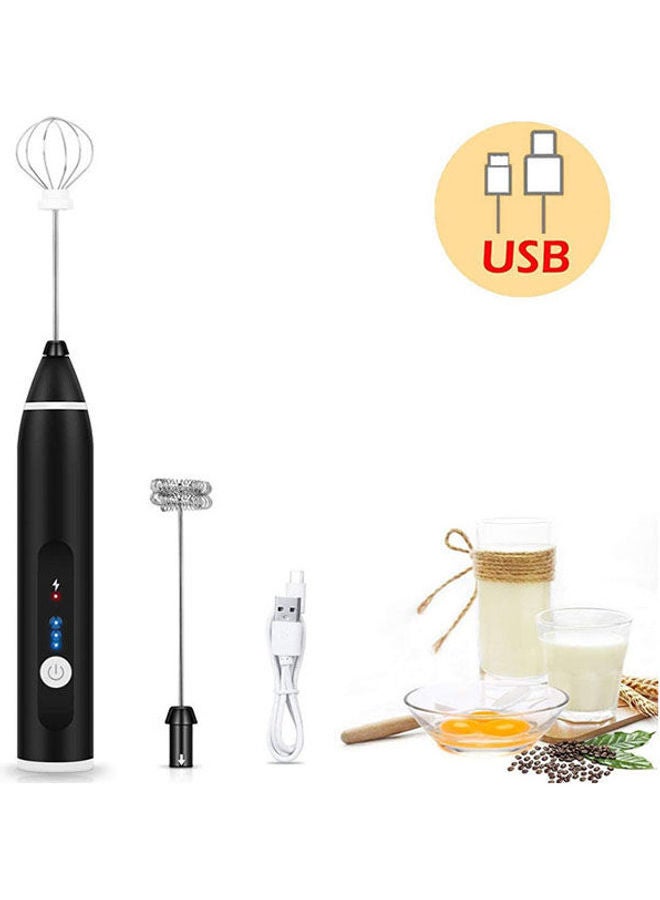 Generic Romantic Gift Egg Beater  Automatic Egg Beater Usb Charging Mixer Black  - Image 3