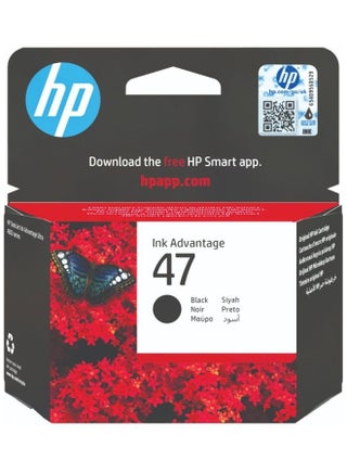 47 Original Black Ultra Ink Advantage Cartridge (6ZD21AE) Black - view 2