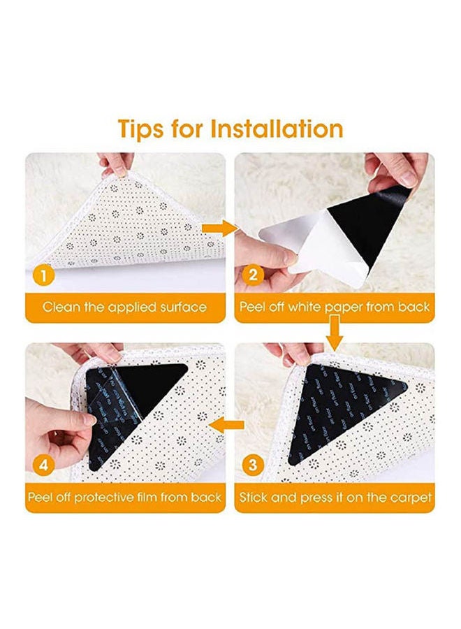 مشابك السجادة 8 قطع قابلة لإعادة الاستخدام وقابلة للغسل - Image 2