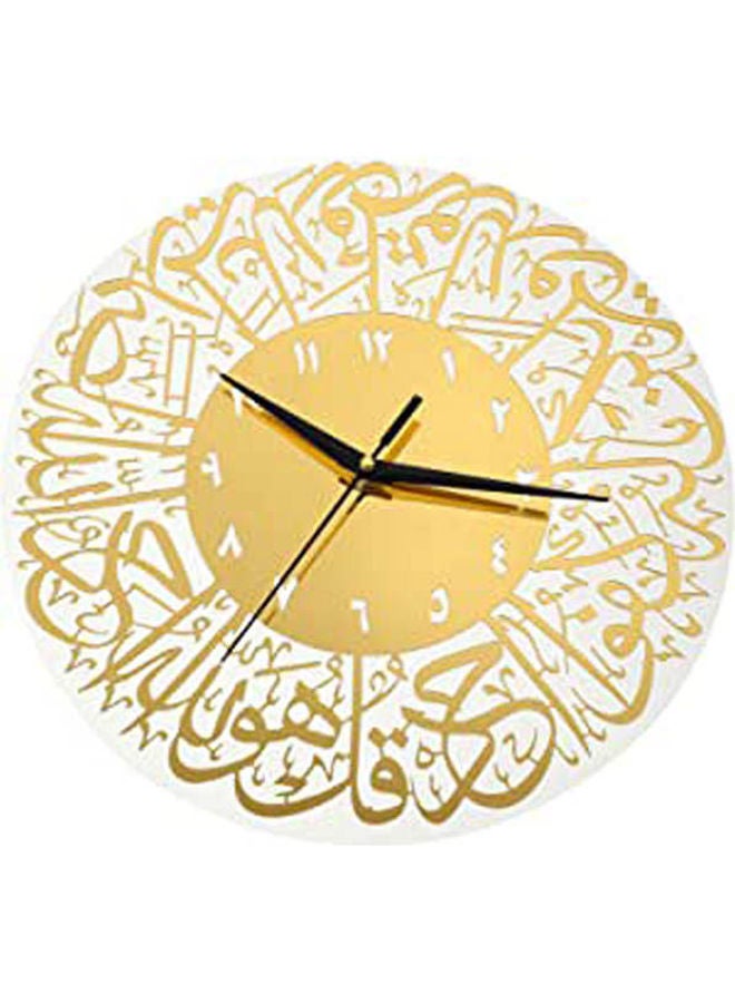 Vosarea Ramadan Wall Clock Creative Islamic Bairam Kareem Wall Art Acrylic Ramadan Home Decor Eid Gift Multicolour  - Image 1