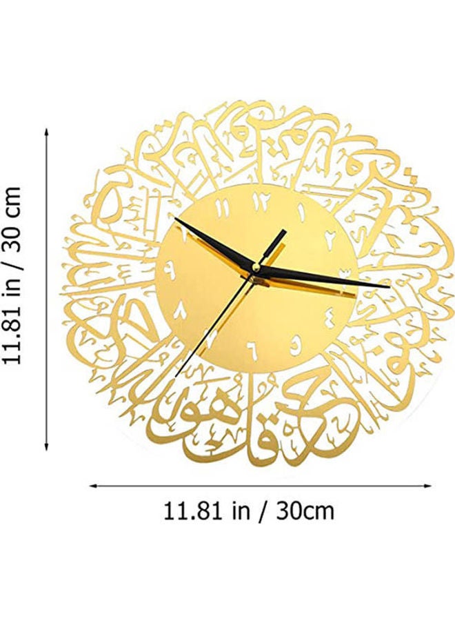 Vosarea Ramadan Wall Clock Creative Islamic Bairam Kareem Wall Art Acrylic Ramadan Home Decor Eid Gift Multicolour  - Image 3