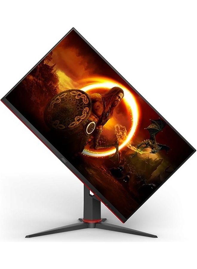 AOC 23.8-Inch IPS Gaming Monitor, 165Hz, 1ms, Adaptive Sync, 1920 x 1080 (FHD), Adjustable Stand Black/Red  - Image 2