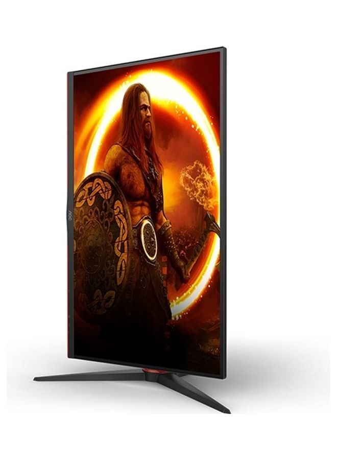 AOC 23.8-Inch IPS Gaming Monitor, 165Hz, 1ms, Adaptive Sync, 1920 x 1080 (FHD), Adjustable Stand Black/Red  - Image 4