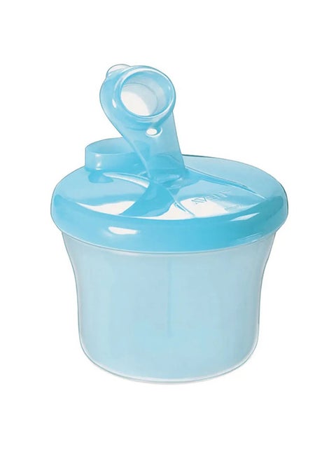 BPA-free Material Milk Powder Dispenser With Rotating Cap, Removable Inner Sections- Blue