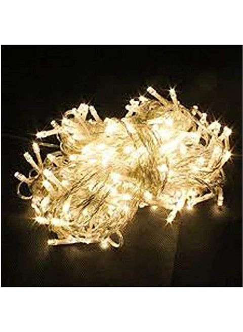 Christmas Bright Light Xmas Tree Lamps Party Room Decor Out Door Decoration Led Yellow 10meter