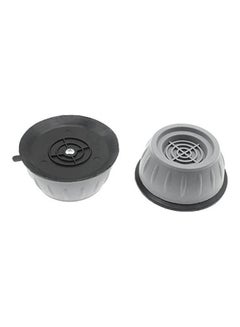Generic 4Pcs Anti Vibration Pads Anti Walking Pads Washing Machine Dryer Support Prevent Shock Noise Cancelling Rubber Feet Pads Grey  - Image 2