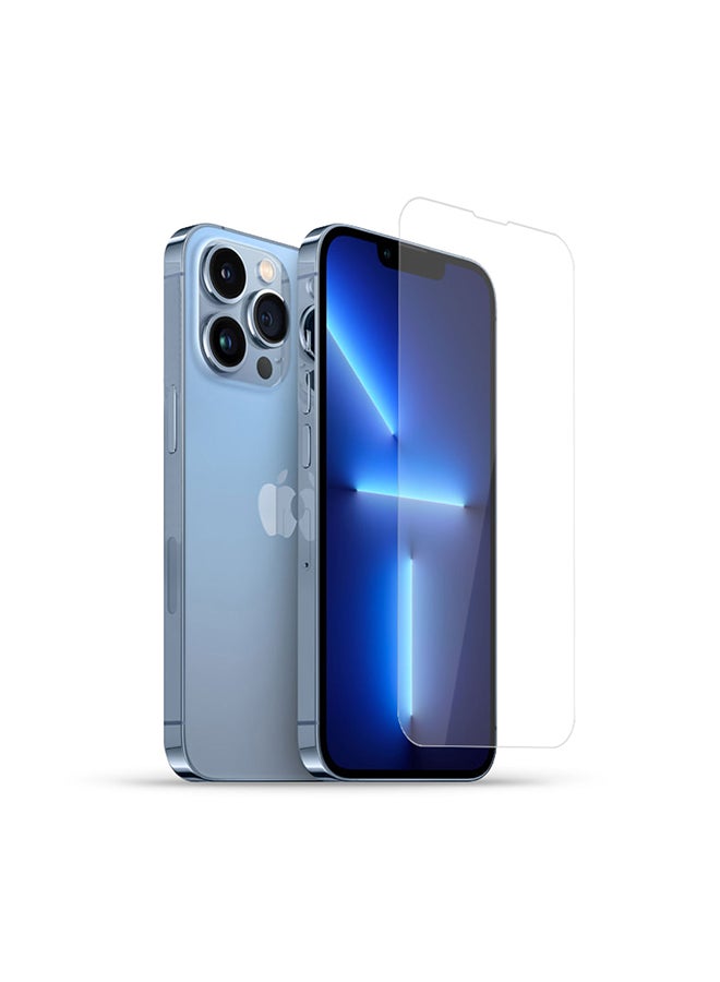 Defendr Case Friendly Tempered Glass Compatible With iPhone 13 Pro Max -Glass/Plastic - Solid -Ultra-Thin Precision Touch Technology--shatterproof-finger print recognition-9H protection Clear