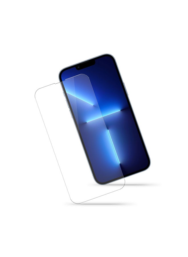 Defendr Case Friendly Tempered Glass Compatible With iPhone 13 Pro Max -Glass/Plastic - Solid -Ultra-Thin Precision Touch Technology--shatterproof-finger print recognition-9H protection Clear