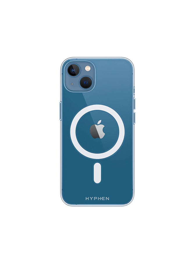 HYPHEN - Aire for Magsafe Clear Case Compatible With iPhone 13 mini -High Grade TPU - Solid -Equipped With Microdots Technology-anti yellowing-wireless charging compatible Clear - Image 1